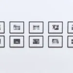 Frames on White Background