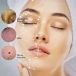 cholesterol deposits vs milia